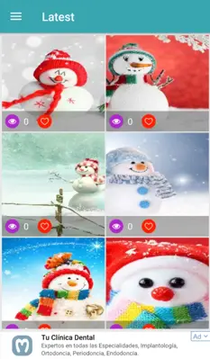 4K Christmas Wallpapers android App screenshot 1